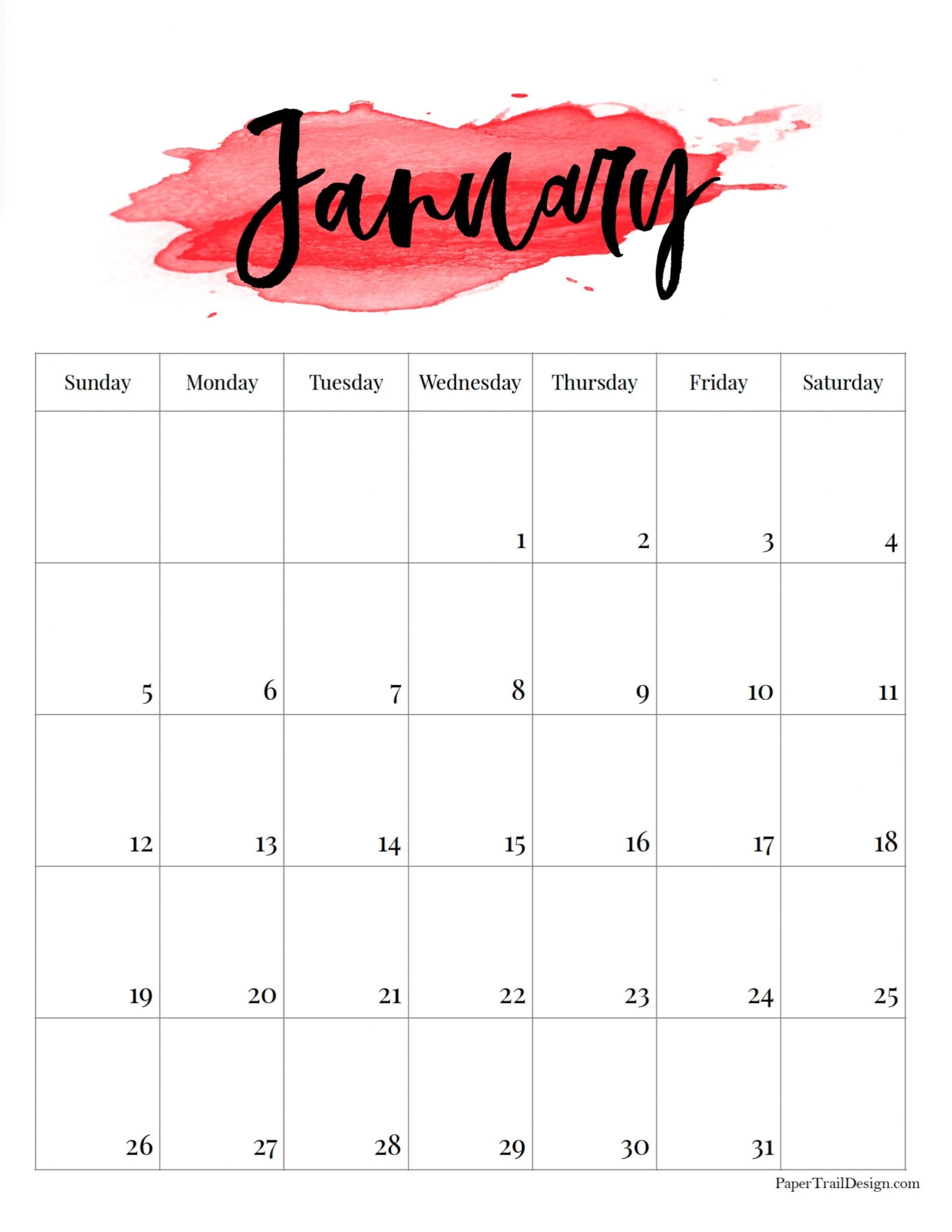 Pritible Calendar for 2025
