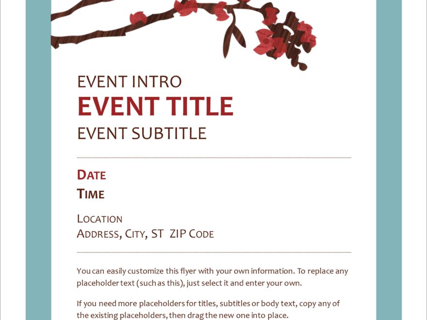 57 Free Poster And Flyer Templates Clean Simple And Minimalist