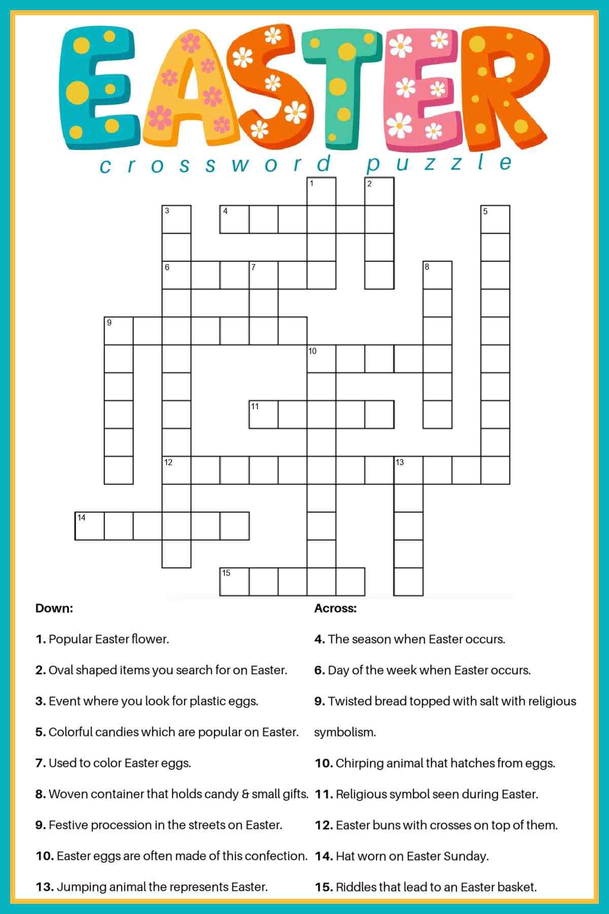 Make Your Own Printable Crossword Puzzle