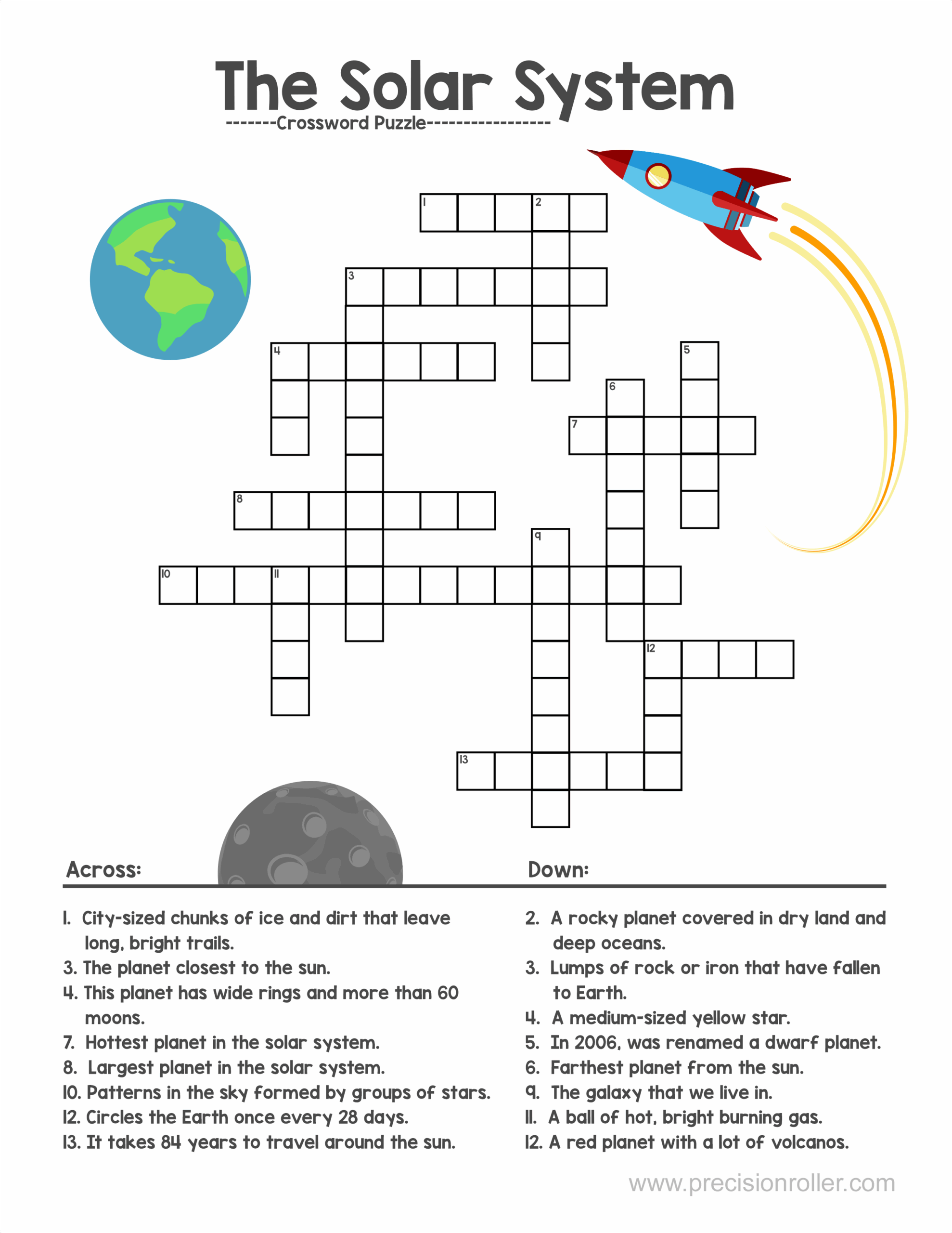 Free Printable Crossword Puzzles For 3Rd Graders