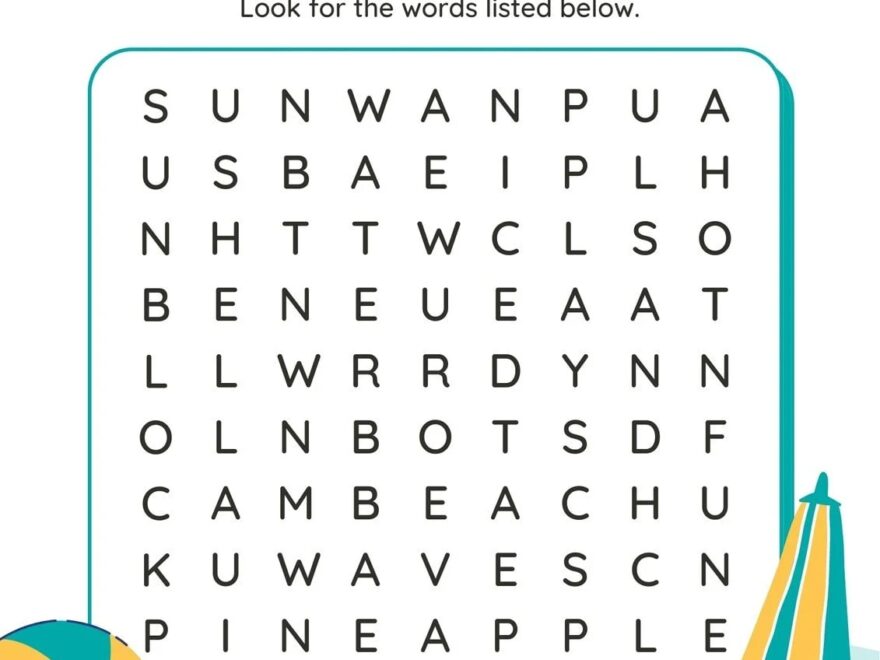 Free Word Search Maker Make Your Own Word Search Canva
