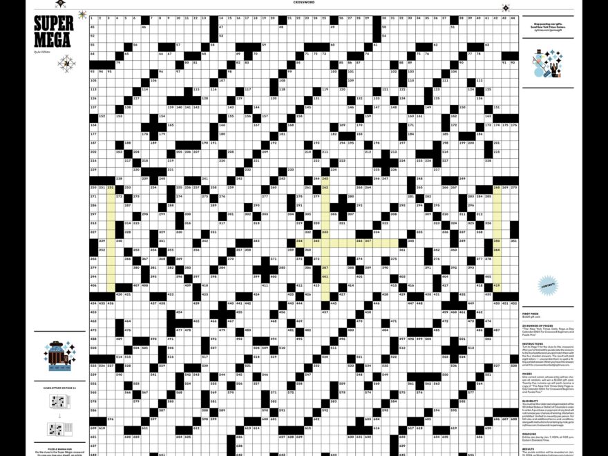 Super Mega 2023 Clues The New York Times
