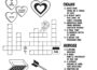 Valentine themed Crossword Puzzles Beeloo Printable Crafts And Activities For Kids