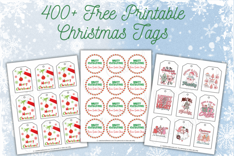 Free Printable Editable Christmas Gift Tags