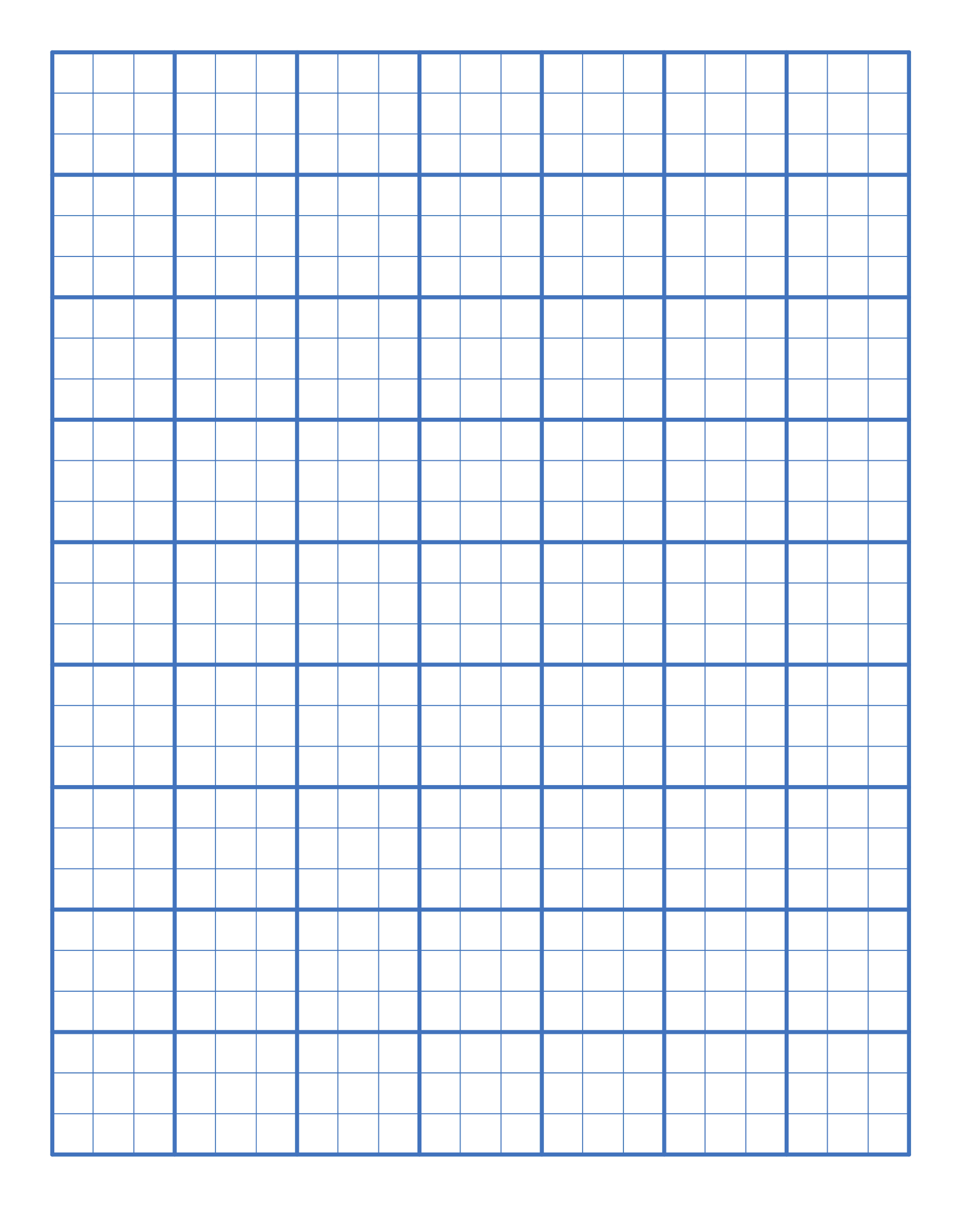 Printable Graph Paper Free Full Sheet