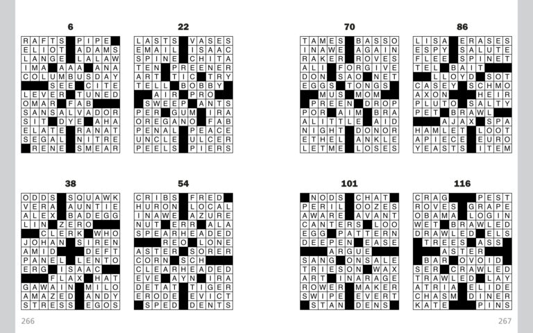 Thomas Joseph Daily Crossword Puzzle Printable